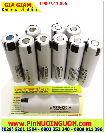 Cell pin BOX sạc dự phòng Panasonic NCR16850BD 3200mAh; Pin sạc 3.7v 18650 Panasonic NCR16850BD 3200mAh (10A)